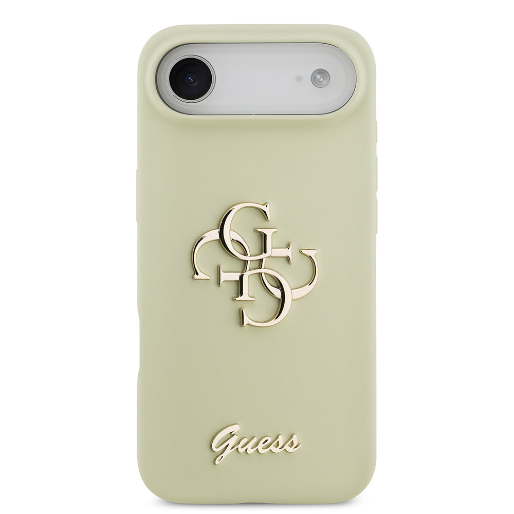 iPhone 17 Air Kılıf Guess Orjinal Lisanslı Grained Yazı Logolu Kapak