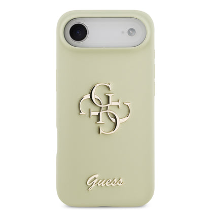 iPhone 17 Air Kılıf Guess Orjinal Lisanslı Grained Yazı Logolu Kapak