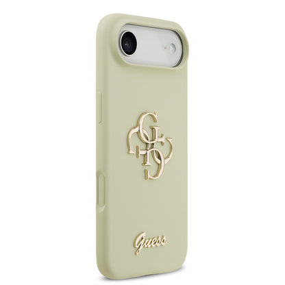 iPhone 17 Air Kılıf Guess Orjinal Lisanslı Grained Yazı Logolu Kapak