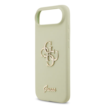 iPhone 17 Air Kılıf Guess Orjinal Lisanslı Grained Yazı Logolu Kapak