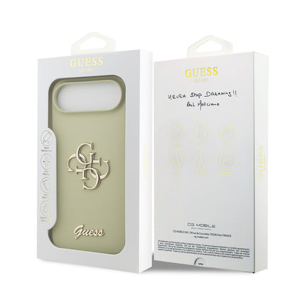 iPhone 17 Air Kılıf Guess Orjinal Lisanslı Grained Yazı Logolu Kapak