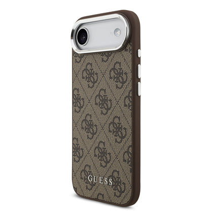 iPhone 17 Air Kılıf Guess Orjinal Lisanslı M-safe Şarj Özellikli 4G Klasik Yazı Logolu Kapak