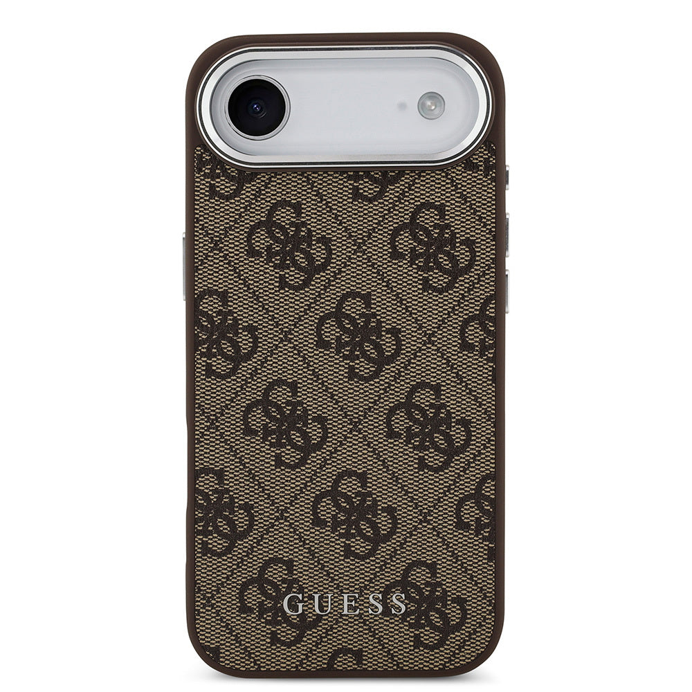 iPhone 17 Air Kılıf Guess Orjinal Lisanslı M-safe Şarj Özellikli 4G Klasik Yazı Logolu Kapak