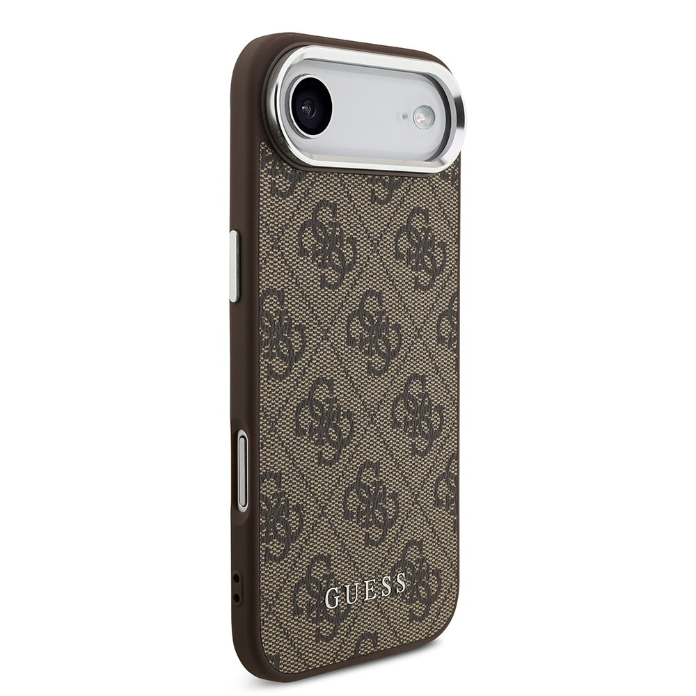 iPhone 17 Air Kılıf Guess Orjinal Lisanslı M-safe Şarj Özellikli 4G Klasik Yazı Logolu Kapak