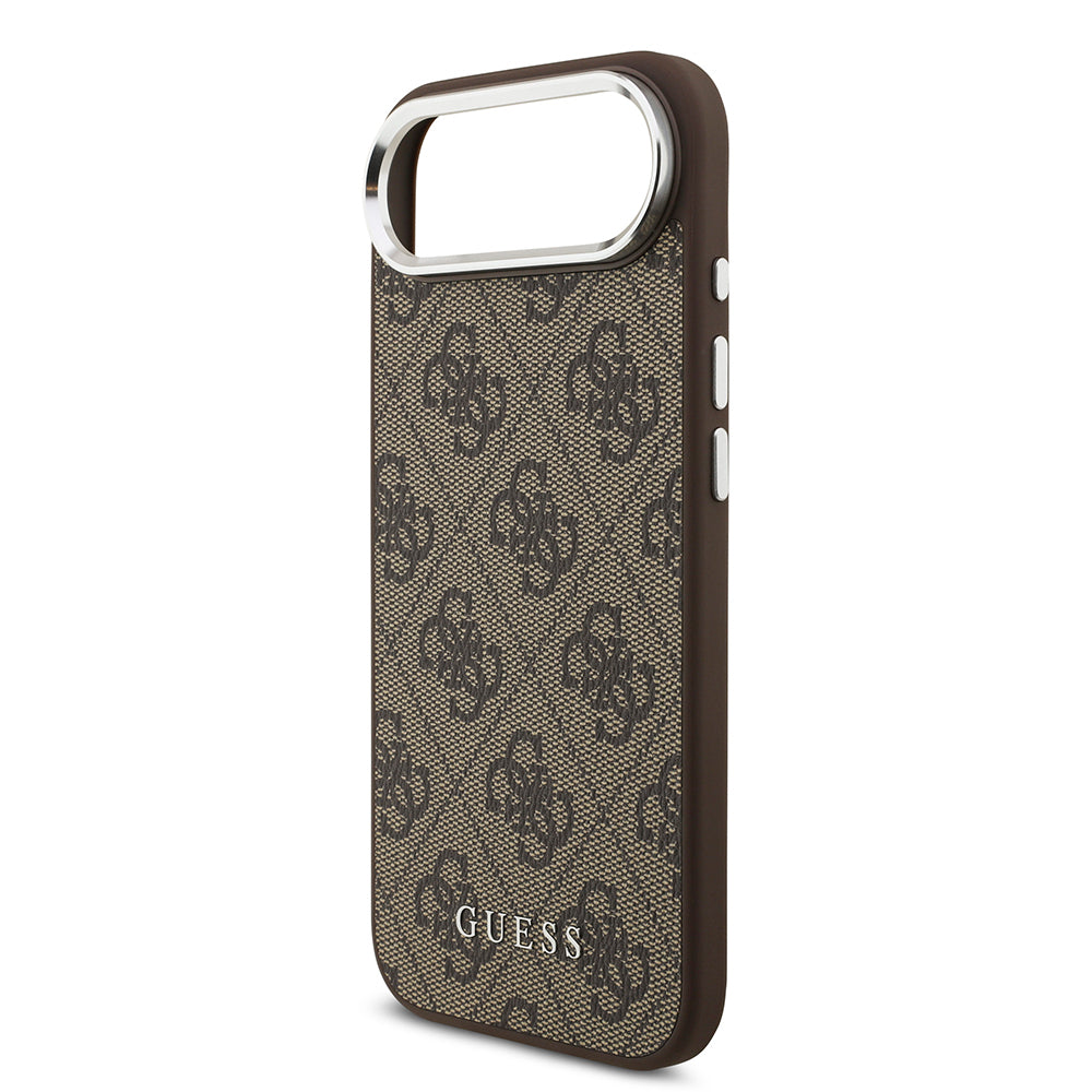 iPhone 17 Air Kılıf Guess Orjinal Lisanslı M-safe Şarj Özellikli 4G Klasik Yazı Logolu Kapak