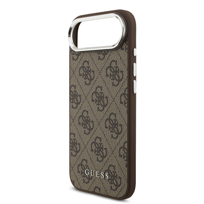 iPhone 17 Air Kılıf Guess Orjinal Lisanslı M-safe Şarj Özellikli 4G Klasik Yazı Logolu Kapak