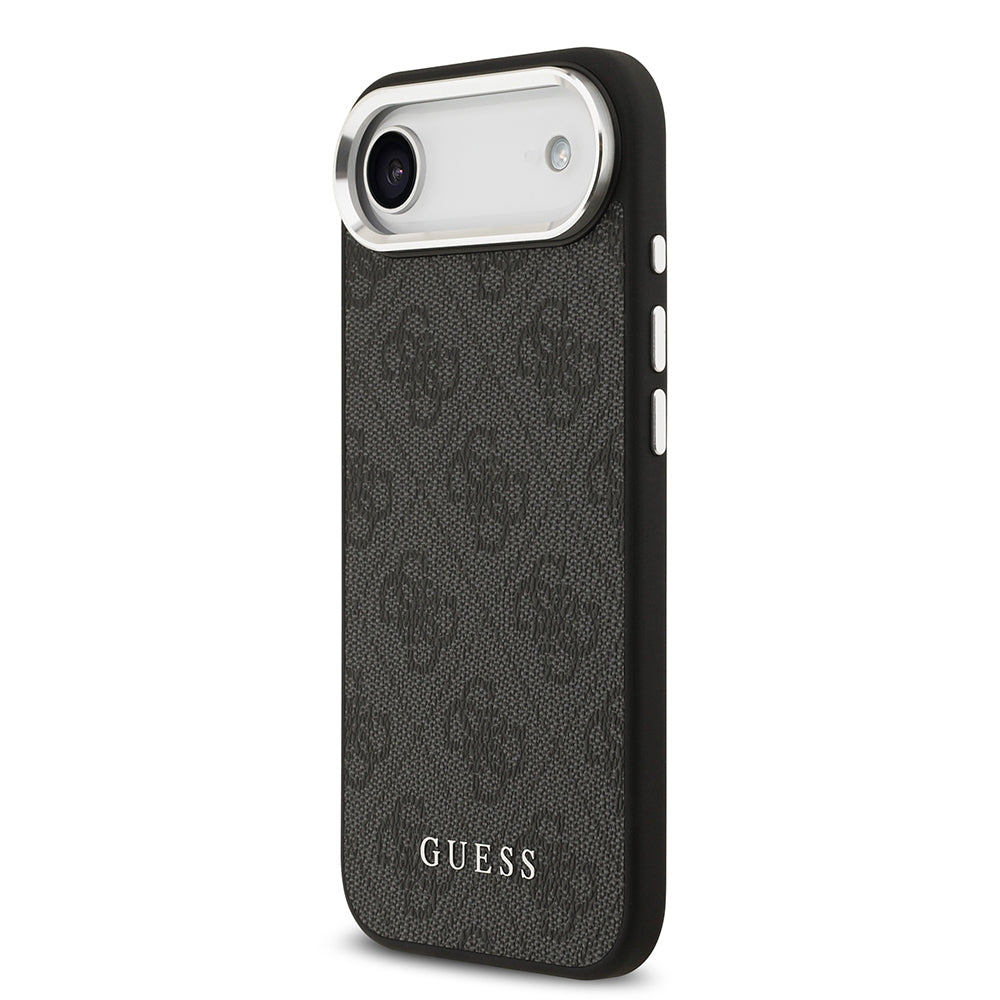 iPhone 17 Air Kılıf Guess Orjinal Lisanslı M-safe Şarj Özellikli 4G Klasik Yazı Logolu Kapak