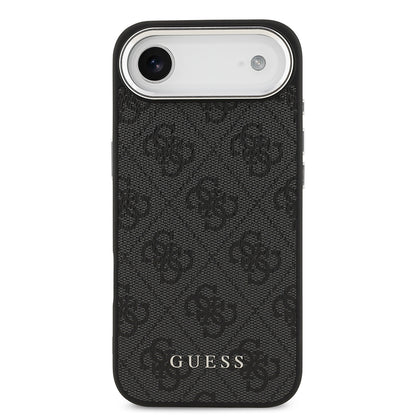 iPhone 17 Air Kılıf Guess Orjinal Lisanslı M-safe Şarj Özellikli 4G Klasik Yazı Logolu Kapak