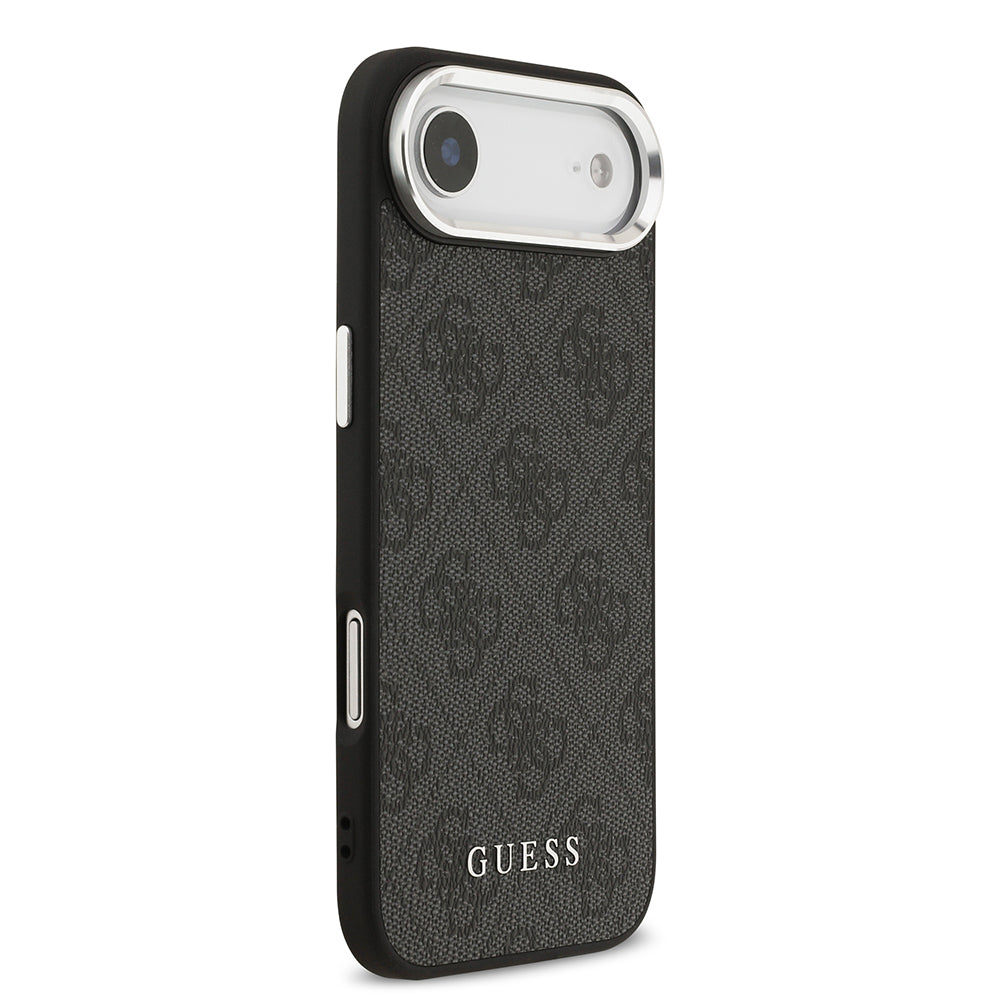 iPhone 17 Air Kılıf Guess Orjinal Lisanslı M-safe Şarj Özellikli 4G Klasik Yazı Logolu Kapak