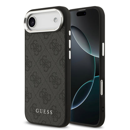 iPhone 17 Air Kılıf Guess Orjinal Lisanslı M-safe Şarj Özellikli 4G Klasik Yazı Logolu Kapak