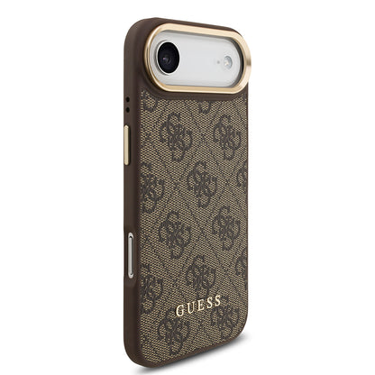 iPhone 17 Air Kılıf Guess Orjinal Lisanslı M-safe Şarj Özellikli Askılı ve 4G Logo Kartlıklı Kapak