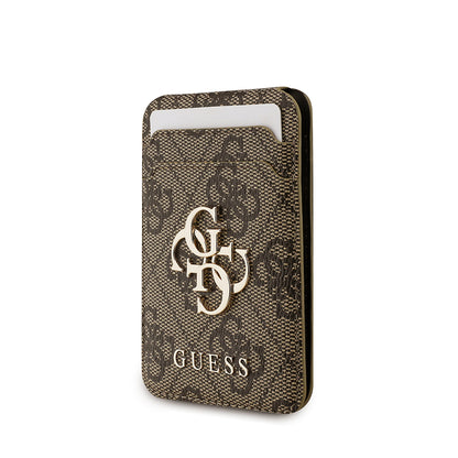 iPhone 17 Air Kılıf Guess Orjinal Lisanslı M-safe Şarj Özellikli Askılı ve 4G Logo Kartlıklı Kapak
