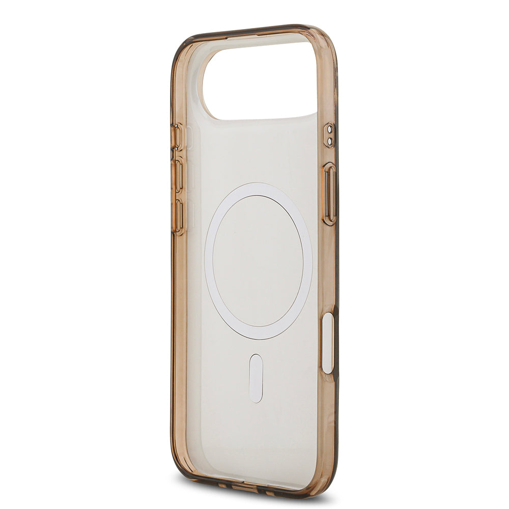 iPhone 17 Air Kılıf Guess Orjinal Lisanslı M-safe Şarj Özellikli IML Baskılı Klasik Logolu 4G Desenli Kapak