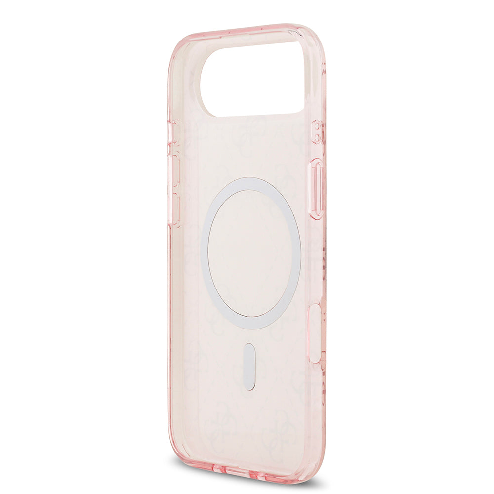 iPhone 17 Air Kılıf Guess Orjinal Lisanslı M-safe Şarj Özellikli IML Baskılı Klasik Logolu 4G Desenli Kapak