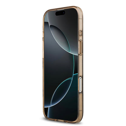 iPhone 17 Air Kılıf Guess Orjinal Lisanslı M-safe Şarj Özellikli IML Peony ve 4G Desenli Klasik Logolu Kapak