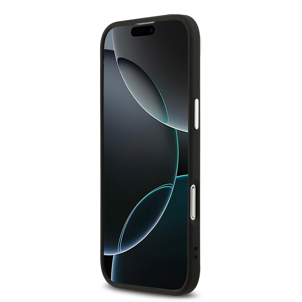 iPhone 17 Air Kılıf Guess Orjinal Lisanslı M-safe Şarj Özellikli Klasik Yazı Logolu PU Deri Kapak