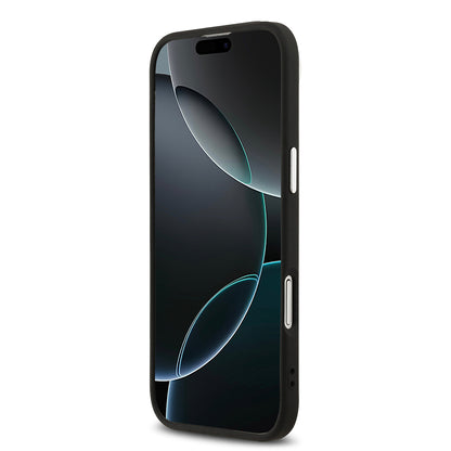 iPhone 17 Air Kılıf Guess Orjinal Lisanslı M-safe Şarj Özellikli Klasik Yazı Logolu PU Deri Kapak