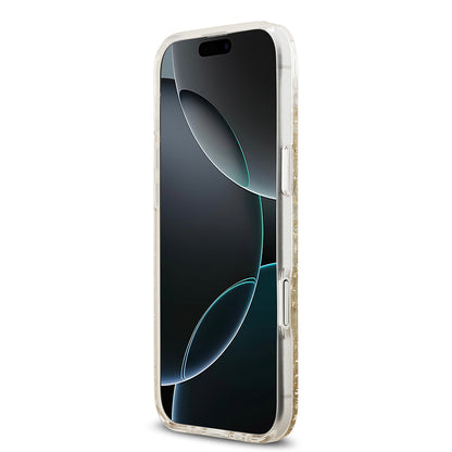 iPhone 17 Air Kılıf Guess Orjinal Lisanslı M-safe Şarj Özellikli Transparan Resin Bottom Kapak