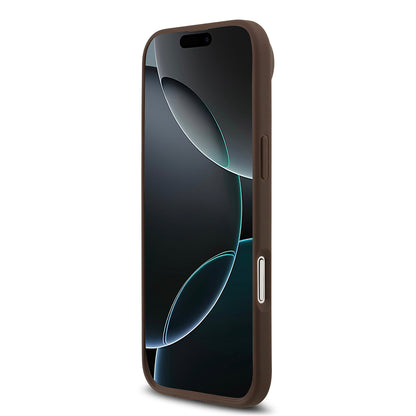 iPhone 17 Air Kılıf Guess Orjinal Lisanslı M-safe Şarj Özellikli Yazı Logolu Circle Classic Kapak