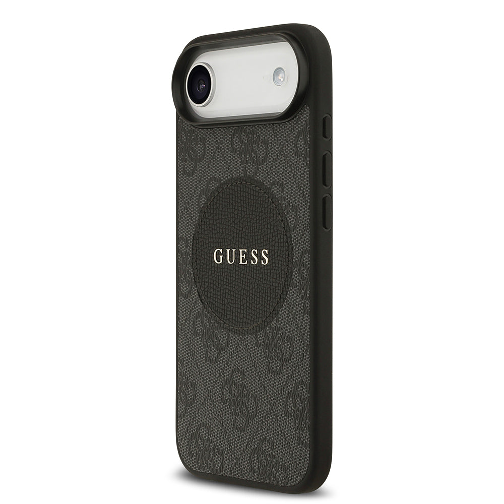 iPhone 17 Air Kılıf Guess Orjinal Lisanslı M-safe Şarj Özellikli Yazı Logolu Circle Classic Kapak