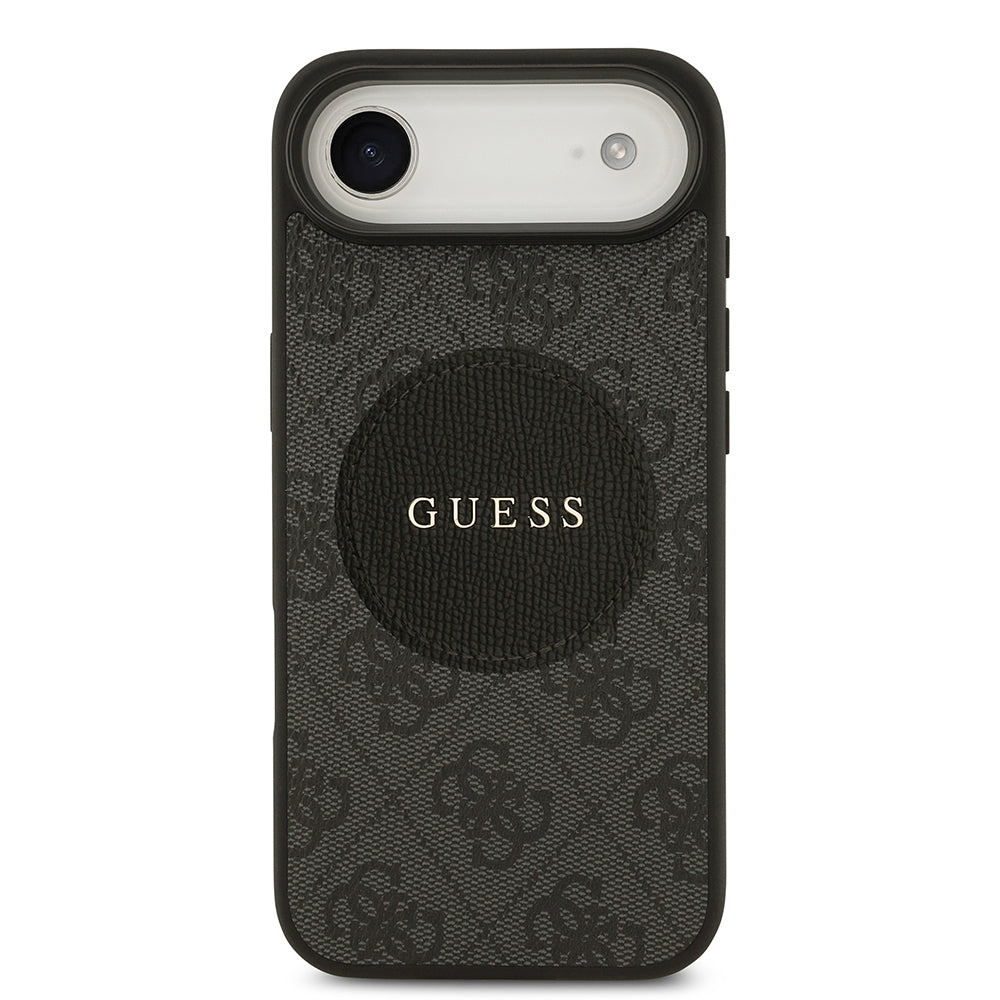 iPhone 17 Air Kılıf Guess Orjinal Lisanslı M-safe Şarj Özellikli Yazı Logolu Circle Classic Kapak