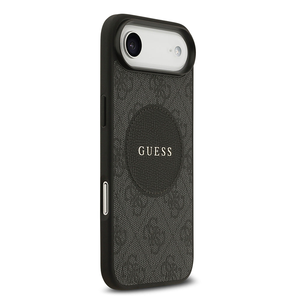 iPhone 17 Air Kılıf Guess Orjinal Lisanslı M-safe Şarj Özellikli Yazı Logolu Circle Classic Kapak