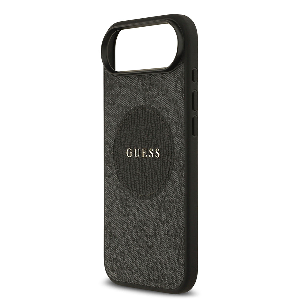 iPhone 17 Air Kılıf Guess Orjinal Lisanslı M-safe Şarj Özellikli Yazı Logolu Circle Classic Kapak
