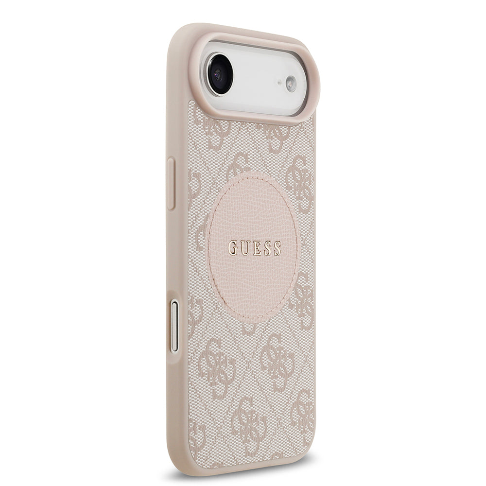 iPhone 17 Air Kılıf Guess Orjinal Lisanslı M-safe Şarj Özellikli Yazı Logolu Circle Classic Kapak
