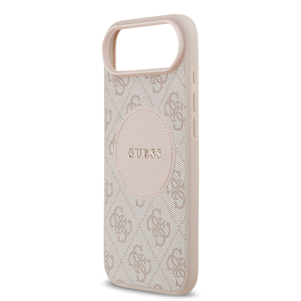 iPhone 17 Air Kılıf Guess Orjinal Lisanslı M-safe Şarj Özellikli Yazı Logolu Circle Classic Kapak