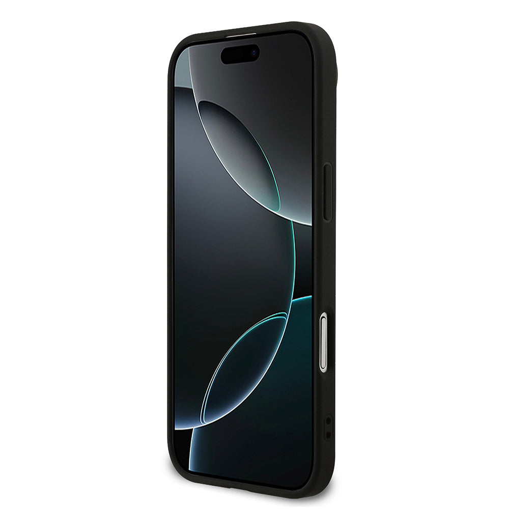iPhone 17 Air Kılıf Guess Orjinal Lisanslı M-safe Şarj Özellikli Yazı Logolu PU Deri Kapak