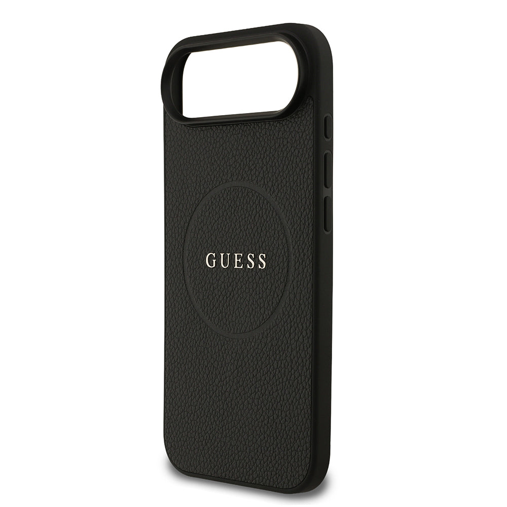 iPhone 17 Air Kılıf Guess Orjinal Lisanslı M-safe Şarj Özellikli Yazı Logolu PU Deri Kapak
