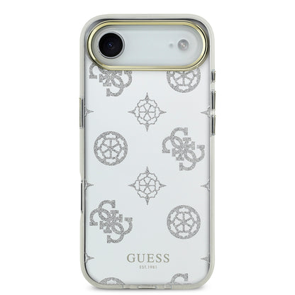 iPhone 17 Air Kılıf Guess Orjinal Lisanslı Metal Kamera Çerçeveli Simli Aynalı Kapak