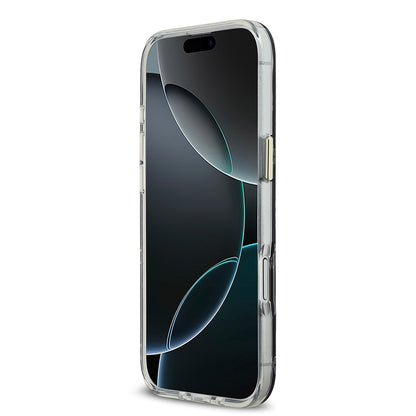 iPhone 17 Air Kılıf Guess Orjinal Lisanslı Metal Kamera Çerçeveli Simli Aynalı Kapak