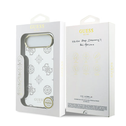 iPhone 17 Air Kılıf Guess Orjinal Lisanslı Metal Kamera Çerçeveli Simli Aynalı Kapak