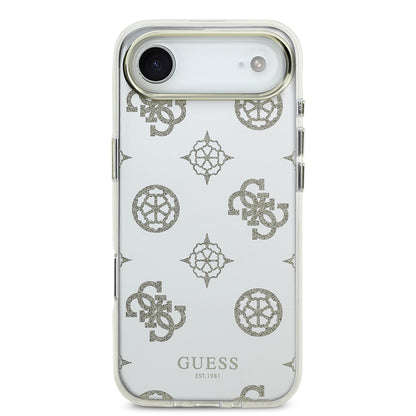 iPhone 17 Air Kılıf Guess Orjinal Lisanslı Metal Kamera Çerçeveli Simli Aynalı Kapak