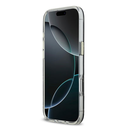 iPhone 17 Air Kılıf Guess Orjinal Lisanslı Metal Kamera Çerçeveli Simli Aynalı Kapak