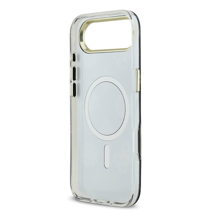 iPhone 17 Air Kılıf Guess Orjinal Lisanslı Metal Kamera Çerçeveli Simli Aynalı Kapak