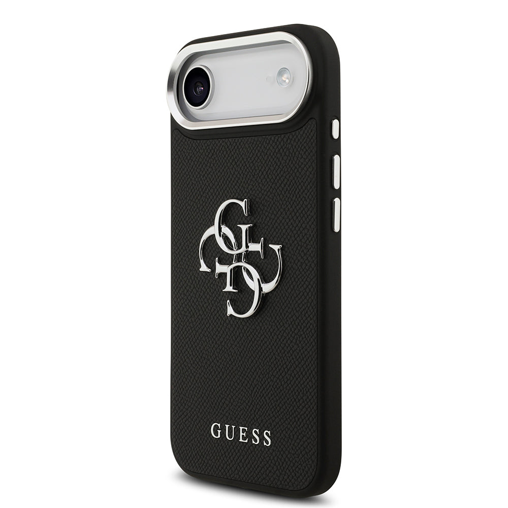 iPhone 17 Air Kılıf Guess Orjinal Lisanslı PU Deri 4G Büyük Metal Logo Dizaynlı Kapak