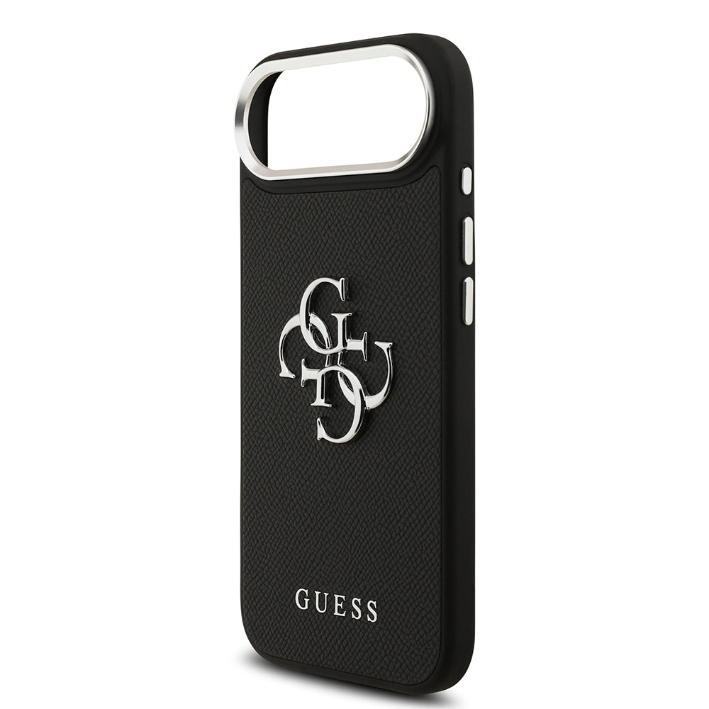 iPhone 17 Air Kılıf Guess Orjinal Lisanslı PU Deri 4G Büyük Metal Logo Dizaynlı Kapak