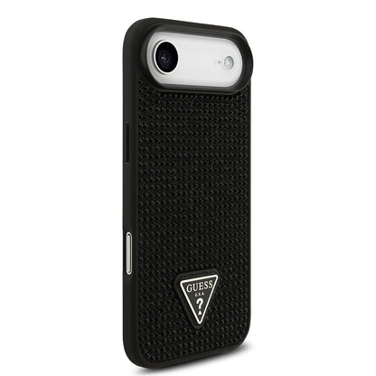 iPhone 17 Air Kılıf Guess Orjinal Lisanslı Taşlı Arka Yüzey Üçgen Logolu Kapak