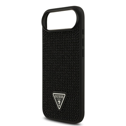 iPhone 17 Air Kılıf Guess Orjinal Lisanslı Taşlı Arka Yüzey Üçgen Logolu Kapak