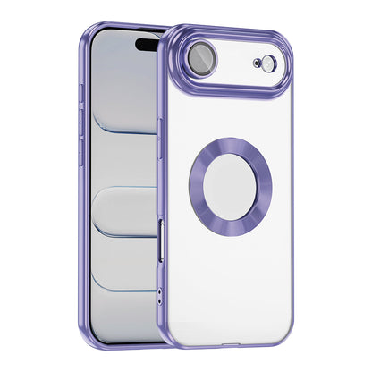 Apple iPhone 17 Air Kılıf Kamera Korumalı Logo Gösteren Zore Omega Kapak