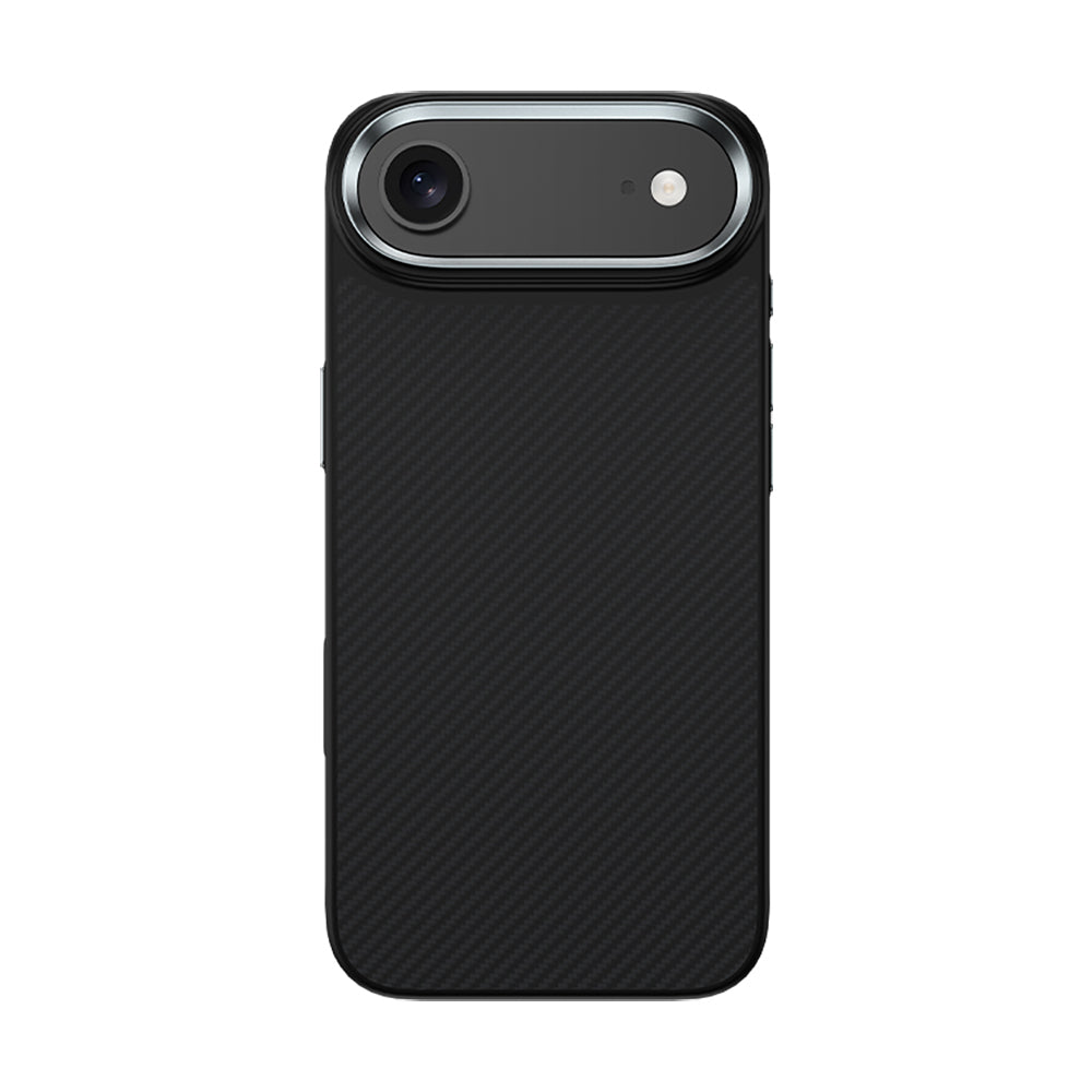 iPhone 17 Air Kılıf Karbon Fiber M-safe Şarj Özellikli Benks Hybrid ArmorPro 600D Kevlar Kapak