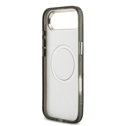 iPhone 17 Air Kılıf Karl Lagerfeld Orjinal Lisanslı Parlayan Simli Karl & Choupette Heads Kapak
