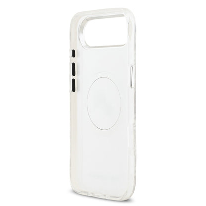 iPhone 17 Air Kılıf Karl Lagerfeld Orjinal Lisanslı Parlayan Simli Karl & Choupette Heads Kapak