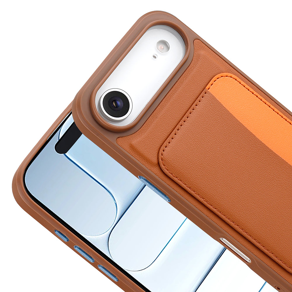 Apple iPhone 17 Air Kılıf Kartlıklı Zore X-Kart Silikon Kapak