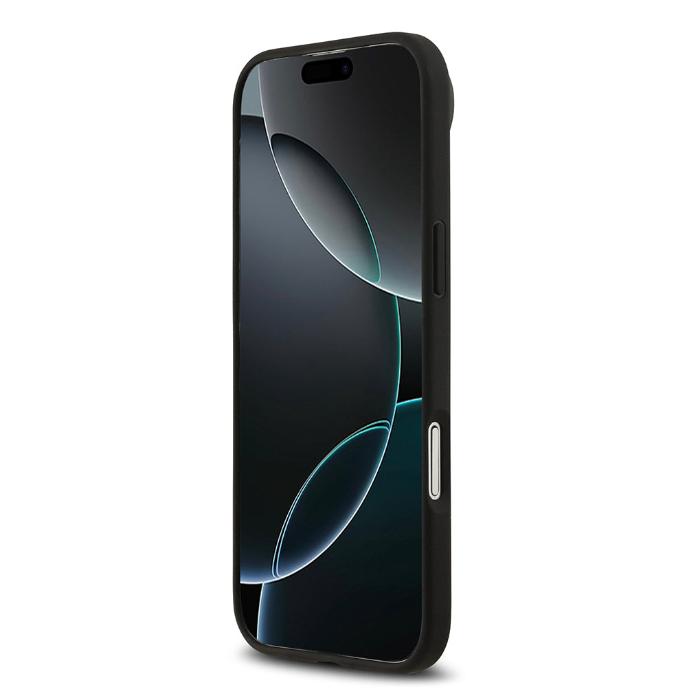 iPhone 17 Air Kılıf Lacoste Orjinal Lisanslı M-safe Şarj Özellikli PU Deri Tasarımlı Karışık Monogram Desenli Kapak