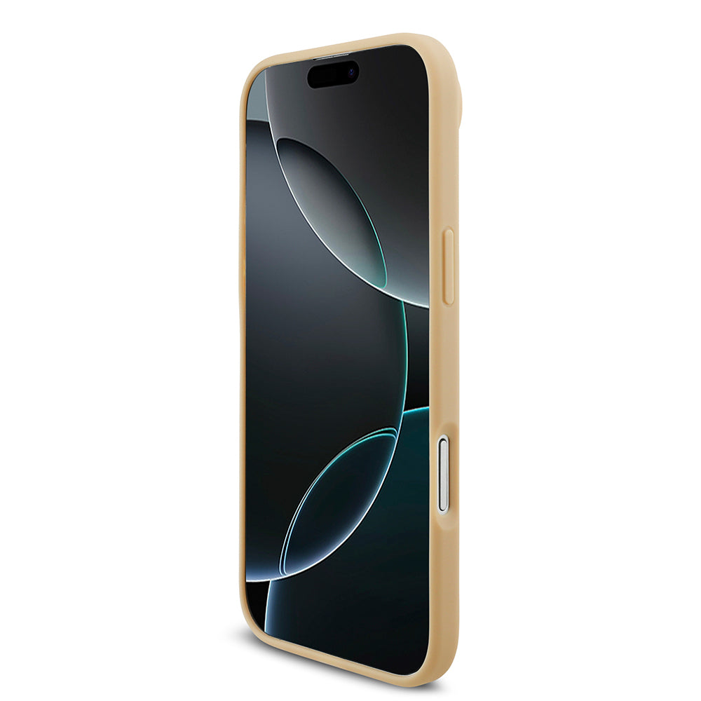 iPhone 17 Air Kılıf Lacoste Orjinal Lisanslı M-safe Şarj Özellikli PU Deri Tasarımlı Karışık Monogram Desenli Kapak