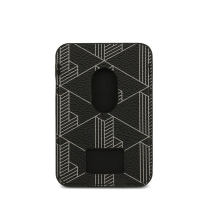 iPhone 17 Air Kılıf Lacoste Orjinal Lisanslı M-safe Şarj Özellikli PU Deri Tasarımlı Kartlıklı Karışık Monogram Desenli Kapak