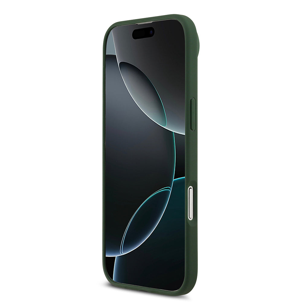 iPhone 17 Air Kılıf Lacoste Orjinal Lisanslı M-safe Şarj Özellikli PU Deri Tasarımlı Metal Logolu Kapak